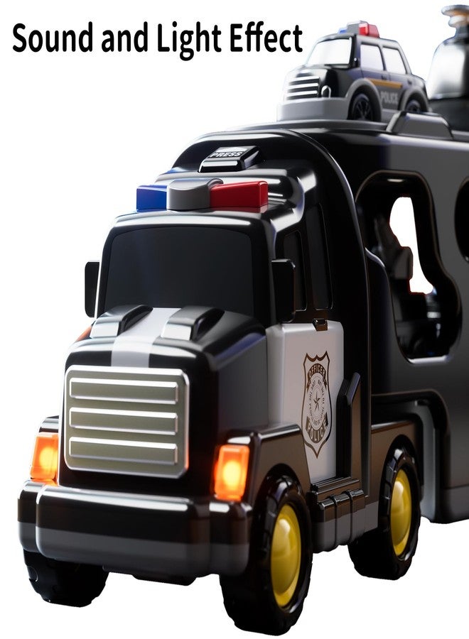 TEMI Police Truck Toy for Kids 3 4 5 6 7 Years Old - Image 4